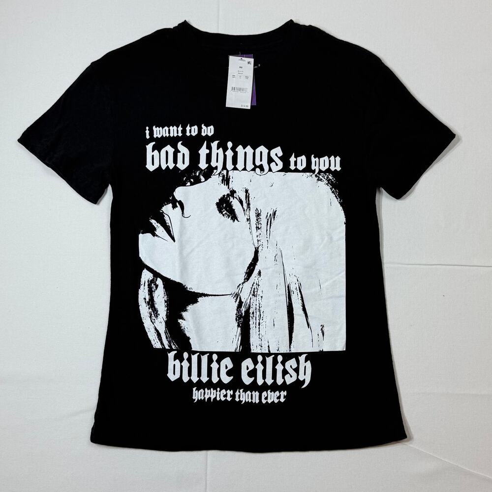 Billie Eilish Happier Than Ever Graphic Tee – Size XS
